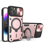 Capa de Telemóvel com Suporte Magnético Deslizante com Textura CD, Para iPhone 14 Pro Max, Para iPhone 13 Pro Max, Para iPhone 13 Pro, Para iPhone 13, Para iPhone 12, Para iPhone 12 Pro Max, Para iPhone 12 Pro, Para iPhone 11 Pro Max