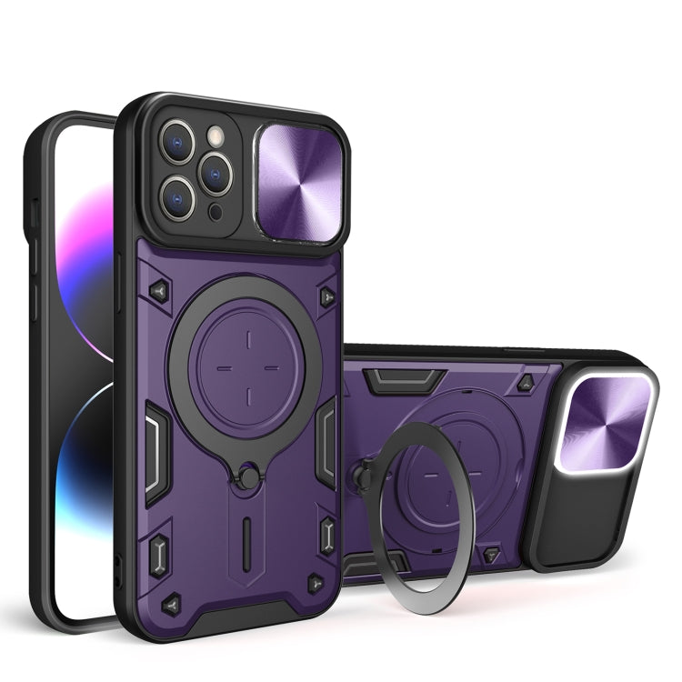 Capa de Telemóvel com Suporte Magnético Deslizante com Textura CD, Para iPhone 14 Pro Max, Para iPhone 13 Pro Max, Para iPhone 13 Pro, Para iPhone 13, Para iPhone 12, Para iPhone 12 Pro Max, Para iPhone 12 Pro, Para iPhone 11 Pro Max