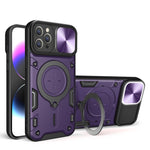 Capa de Telemóvel com Suporte Magnético Deslizante com Textura CD, Para iPhone 14 Pro Max, Para iPhone 13 Pro Max, Para iPhone 13 Pro, Para iPhone 13, Para iPhone 12, Para iPhone 12 Pro Max, Para iPhone 12 Pro, Para iPhone 11 Pro Max