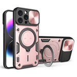 Capa de Telemóvel com Suporte Magnético Deslizante com Textura CD, Para iPhone 17e / 16e, Para iPhone 17 Pro Max, Para iPhone 17 Pro, Para iPhone 17, Para iPhone Air, Para iPhone 16 Pro Max, Para iPhone 16 Pro, Para iPhone 16 Plus