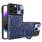Capa de Telemóvel com Suporte Magnético Deslizante com Textura CD, Para iPhone 17e / 16e, Para iPhone 17 Pro Max, Para iPhone 17 Pro, Para iPhone 17, Para iPhone Air, Para iPhone 16 Pro Max, Para iPhone 16 Pro, Para iPhone 16 Plus