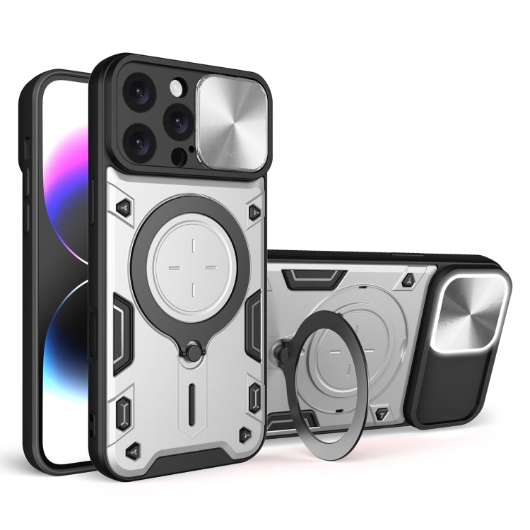 Capa de Telemóvel com Suporte Magnético Deslizante com Textura CD, Para iPhone 17e / 16e, Para iPhone 17 Pro Max, Para iPhone 17 Pro, Para iPhone 17, Para iPhone Air, Para iPhone 16 Pro Max, Para iPhone 16 Pro, Para iPhone 16 Plus
