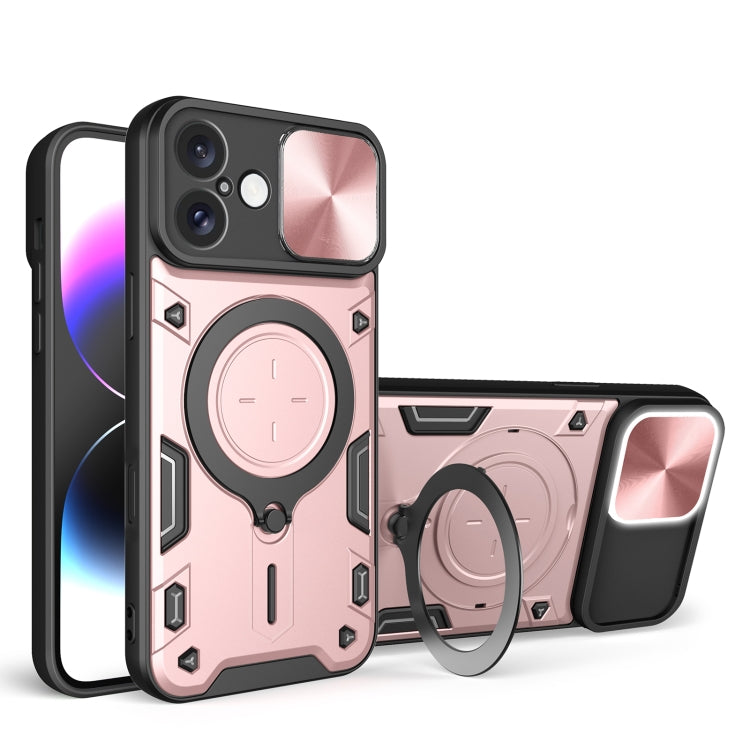 Capa de Telemóvel com Suporte Magnético Deslizante com Textura CD, Para iPhone 17e / 16e, Para iPhone 17 Pro Max, Para iPhone 17 Pro, Para iPhone 17, Para iPhone Air, Para iPhone 16 Pro Max, Para iPhone 16 Pro, Para iPhone 16 Plus
