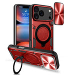 Capa de Telemóvel com Suporte Magnético Deslizante com Textura CD, Para iPhone 17e / 16e, Para iPhone 17 Pro Max, Para iPhone 17 Pro, Para iPhone 17, Para iPhone Air, Para iPhone 16 Pro Max, Para iPhone 16 Pro, Para iPhone 16 Plus