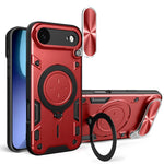 Capa de Telemóvel com Suporte Magnético Deslizante com Textura CD, Para iPhone 17e / 16e, Para iPhone 17 Pro Max, Para iPhone 17 Pro, Para iPhone 17, Para iPhone Air, Para iPhone 16 Pro Max, Para iPhone 16 Pro, Para iPhone 16 Plus
