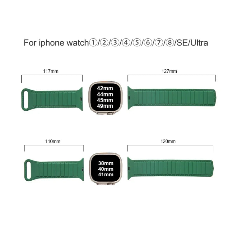Correia Magnética de Silicone Loop para Apple Watch 38mm