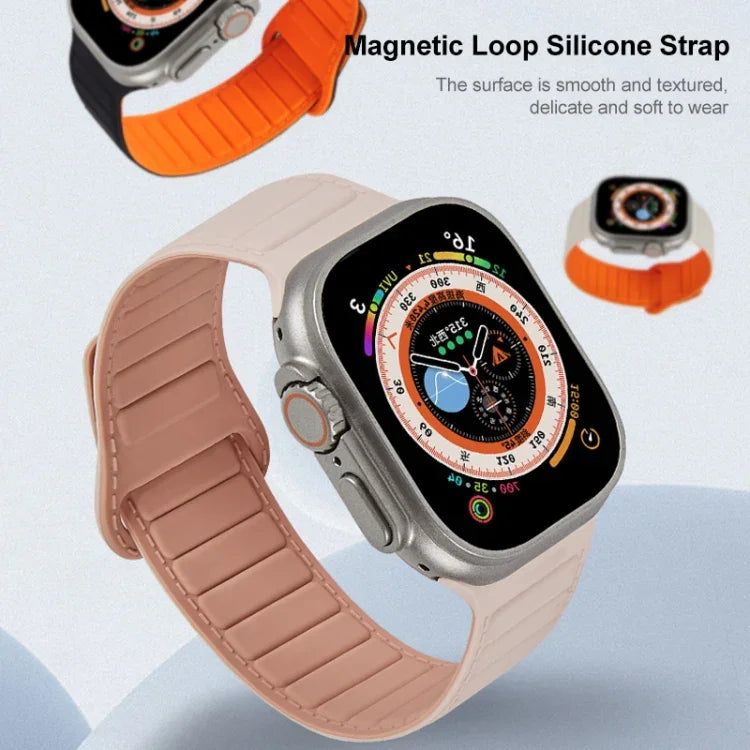 Correia Magnética de Silicone Loop para Apple Watch 38mm