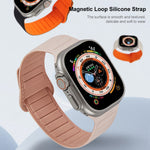 Loop Magnetic Silicone Watch Band, For Apple Watch 9 41mm, For Apple Watch Ultra 49mm, For Apple Watch 8 41mm