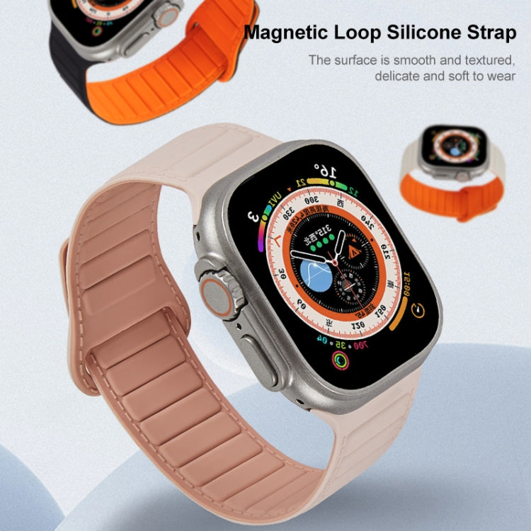Loop Magnetic Silicone Watch Band, For Apple Watch 9 41mm, For Apple Watch Ultra 49mm, For Apple Watch 8 41mm