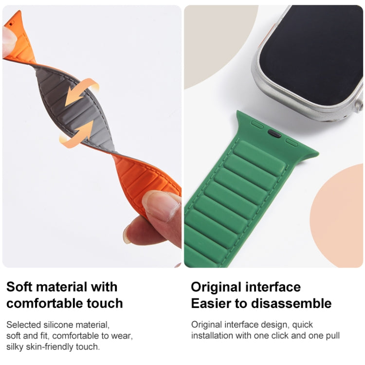 Loop Magnetic Silicone Watch Band, For Apple Watch 9 41mm, For Apple Watch Ultra 49mm, For Apple Watch 8 41mm