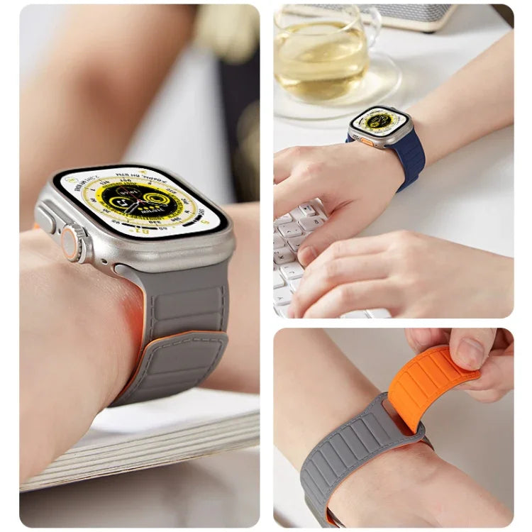 Correia Magnética de Silicone Loop para Apple Watch 38mm