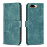 Plaid Embossed Leather Phone Case, For iPhone SE 2022 / 7 / 8, For iPhone 15, For iPhone 7 Plus / 8 Plus