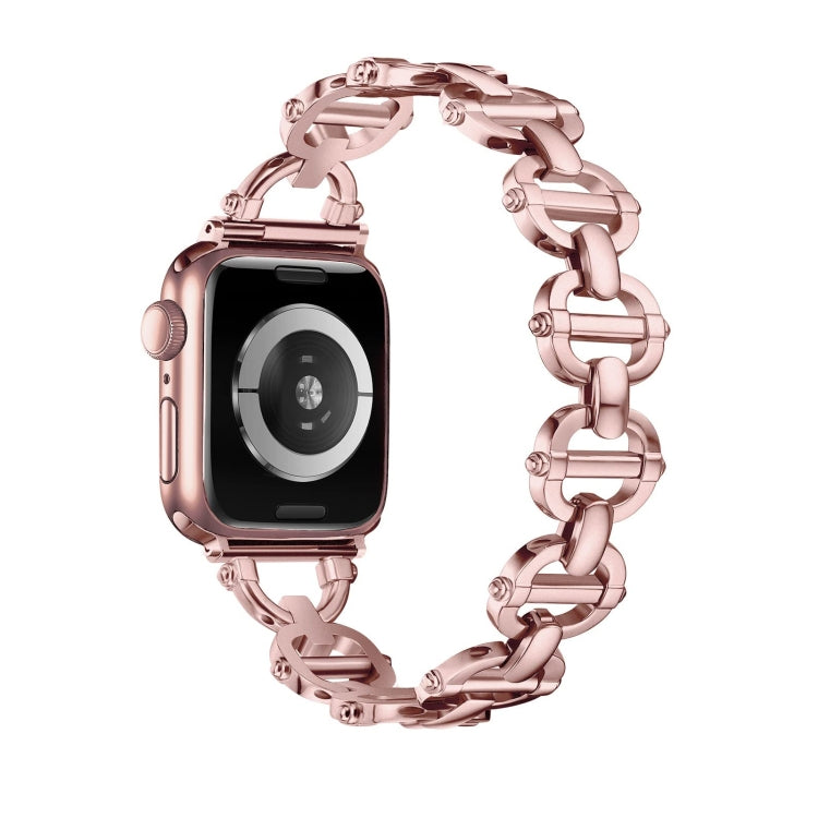 Ladder Buckle Metal Watch Band, For Apple Watch Ultra 49mm, For Apple Watch 8 41mm, For Apple Watch 8 45mm, For Apple Watch SE 2022 40mm, For Apple Watch SE 2022 44mm, For Apple Watch 7 41mm, For Apple Watch 7 45mm, For Apple Watch SE 40mm             ...