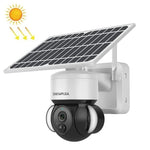 Câmara IP Dome Solar 4G 3MP SHIWOJIA IP66 à Prova de Água, Áudio Bidirecional, Detecção de Movimento PIR e Visão Noturna, UE, AU, EUA