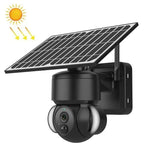 Câmara IP Dome Solar 4G 3MP SHIWOJIA IP66 à Prova de Água, Áudio Bidirecional, Detecção de Movimento PIR e Visão Noturna, UE, AU, EUA