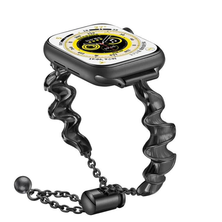 Correia de Metal Ribbon Wave, Para Apple Watch 2 42mm, Para Apple Watch 2 38mm, Para Apple Watch 42mm, Para Apple Watch 38mm