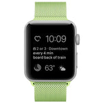 Pulseira Milanesa Magnética em Aço Inoxidável para Apple Watch Series, 5 & 4 40mm / 3 & 2 & 1 38mm, 5 & 4 44mm / 3 & 2 & 1 42mm