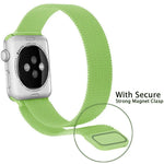 Pulseira Milanesa Magnética em Aço Inoxidável para Apple Watch Series, 5 & 4 40mm / 3 & 2 & 1 38mm, 5 & 4 44mm / 3 & 2 & 1 42mm