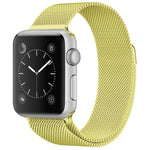 Pulseira Milanesa Magnética em Aço Inoxidável para Apple Watch Series, 5 & 4 40mm / 3 & 2 & 1 38mm, 5 & 4 44mm / 3 & 2 & 1 42mm