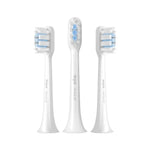 3 Unidades Cabeças de Escova Tipo Standard Originais Xiaomi Mijia para Escova de Dentes Elétrica Sónica T301 / T302, Escova T301 & T302 (Branca), Escova T301 & T302 (Preta)