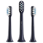 3 Unidades Cabeças de Escova Tipo Standard Originais Xiaomi Mijia para Escova de Dentes Elétrica Sónica T301 / T302, Escova T301 & T302 (Branca), Escova T301 & T302 (Preta)