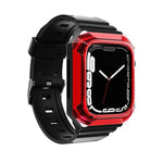 Pulseira integrada em TPU com capa Armor, Para Apple Watch 2 38mm, Para Apple Watch 42mm, Para Apple Watch 38mm