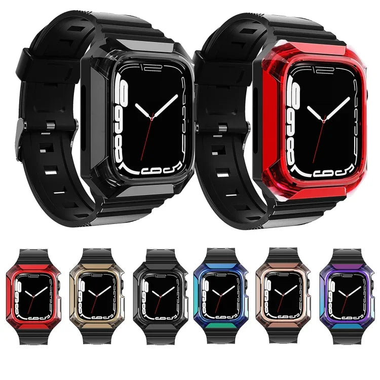 Pulseira integrada em TPU com capa Armor, Para Apple Watch 2 38mm, Para Apple Watch 42mm, Para Apple Watch 38mm