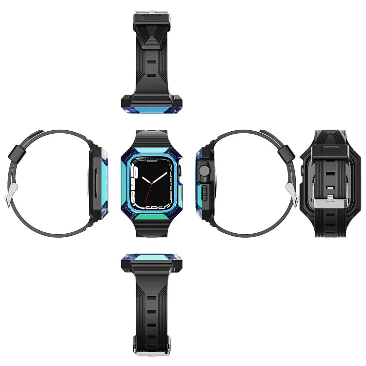 Pulseira integrada em TPU com capa Armor, Para Apple Watch 2 38mm, Para Apple Watch 42mm, Para Apple Watch 38mm