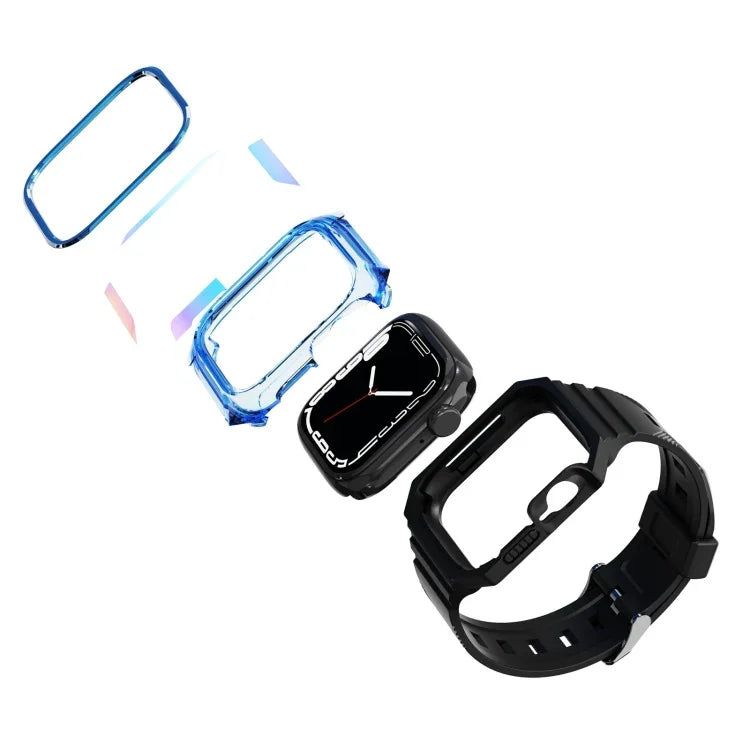 Pulseira integrada em TPU com capa Armor, Para Apple Watch 2 38mm, Para Apple Watch 42mm, Para Apple Watch 38mm