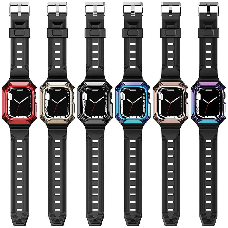 Pulseira integrada em TPU com capa Armor, Para Apple Watch 2 38mm, Para Apple Watch 42mm, Para Apple Watch 38mm