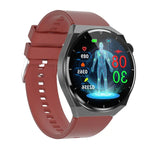Relógio Inteligente TK20 com Ecrã de 1,39 polegadas e Correia de Silicone, Suporta ECG / Cuidados Remotos para a Família / Monitorização da Temperatura Corporal, Correia de Silicone (Vermelho), Correia de Silicone (Preto), Correia de Silicone (Azul)