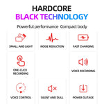Gravador de Voz Inteligente JNN M2 Ultra Fino com Redução de Ruído HD, Controlo Inteligente, 4GB, 8GB, 16GB, 32GB, 64GB