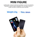 Gravador de Voz Inteligente JNN M2 Ultra Fino com Redução de Ruído HD, Controlo Inteligente, 4GB, 8GB, 16GB, 32GB, 64GB