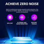 Gravador de Voz Inteligente JNN M2 Ultra Fino com Redução de Ruído HD, Controlo Inteligente, 4GB, 8GB, 16GB, 32GB, 64GB