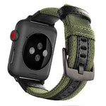 Nylon Watchband, For Apple Watch Series 7 41mm / 6 & SE & 5 & 4 40mm / 3 & 2 & 1 38mm, For Apple Watch Series 7 45mm / 6 & SE & 5 & 4 44mm / 3 & 2 & 1 42mm