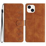 Seven Butterflies Embossed Leather Phone Case, For iPhone 14 Pro Max, For iPhone 13 Pro Max, For iPhone 13 Pro, For iPhone 13, For iPhone 13 mini, For iPhone 12, For iPhone 12 Pro Max, For iPhone 12 Pro