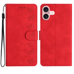 Capa de Telemóvel em Pele Relevada com Sete Borboletas, Para iPhone 16e / 17e, Para iPhone 17 Pro Max, Para iPhone 17 Pro, Para iPhone 17, Para iPhone Air, Para iPhone 16 Pro Max, Para iPhone 16 Pro, Para iPhone 16 Plus