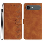 Capa de Telemóvel em Pele Relevada com Sete Borboletas, Para iPhone 16e / 17e, Para iPhone 17 Pro Max, Para iPhone 17 Pro, Para iPhone 17, Para iPhone Air, Para iPhone 16 Pro Max, Para iPhone 16 Pro, Para iPhone 16 Plus
