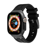 Correia de relógio em silicone AP, para Apple Watch 7 41mm, para Apple Watch 7 45mm, para Apple Watch SE 40mm
