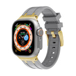 Correia de relógio em silicone AP, para Apple Watch SE 44mm, para Apple Watch 6 40mm, para Apple Watch 6 44mm