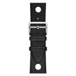 Correia de Substituição em Couro com Três Furos, para Apple Watch Série 8&7 41mm / SE 2&6&SE&5&4 40mm / 3&2&1 38mm, para Apple Watch Série 7 45mm / 6 & SE & 5 & 4 44mm / 3 & 2 & 1 42mm, para Apple Watch Série 7 41mm / 6 & SE & 5 & 4 40mm / 3 & 2 & 1 38