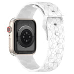 Football Texture Silicone Watch Band, For Apple Watch 7 41mm, For Apple Watch 7 45mm, For Apple Watch SE 40mm, For Apple Watch SE 44mm
