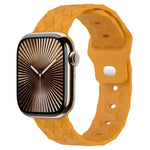 Football Texture Silicone Watch Band, For Apple Watch Series 10 46mm, For Apple Watch Series 10 42mm, For Apple Watch SE 2023 44mm, For Apple Watch SE 2023 40mm