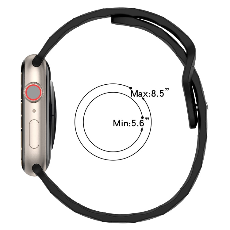 Football Texture Silicone Watch Band, For Apple Watch Series 10 46mm, For Apple Watch Series 10 42mm, For Apple Watch SE 2023 44mm, For Apple Watch SE 2023 40mm
