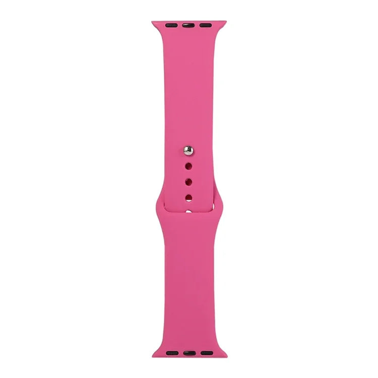 Bracelete de Substituição em Silicone, Secção Curta (Feminina), Para Apple Watch Series 8&7 41mm / SE 2&6&SE&5&4 40mm / 3&2&1 38mm