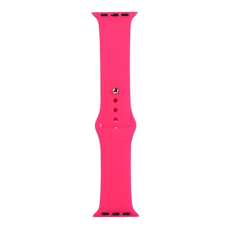 Bracelete de Substituição em Silicone, Secção Curta (Feminina), Para Apple Watch Series 8&7 41mm / SE 2&6&SE&5&4 40mm / 3&2&1 38mm