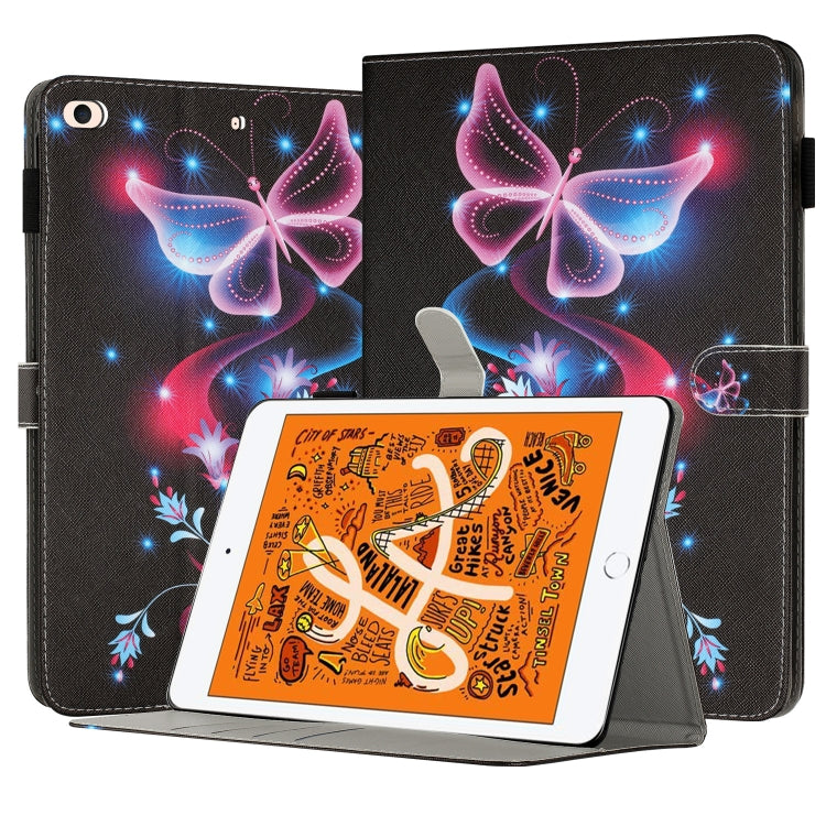 Capa Inteligente para Tablet em Pele Pintada, Para iPad mini 6 / mini 2024, Para iPad Pro 11 2022 / 2021 / 2020, Para iPad 10ª Geração 10.9 2022, Para iPad 10.2 2021 / 2020, Para iPad mini 5 / 4 / 3 / 2 / 1, Para iPad Air / Air 2 / 9.7 2017 / 2018