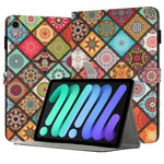 Capa Inteligente para Tablet em Pele Pintada, Para iPad mini 6 / mini 2024, Para iPad Pro 11 2022 / 2021 / 2020, Para iPad 10ª Geração 10.9 2022, Para iPad 10.2 2021 / 2020, Para iPad mini 5 / 4 / 3 / 2 / 1, Para iPad Air / Air 2 / 9.7 2017 / 2018