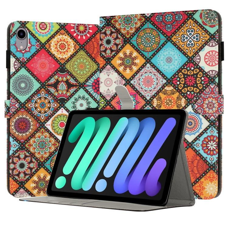 Capa Inteligente para Tablet em Pele Pintada, Para iPad mini 6 / mini 2024, Para iPad Pro 11 2022 / 2021 / 2020, Para iPad 10ª Geração 10.9 2022, Para iPad 10.2 2021 / 2020, Para iPad mini 5 / 4 / 3 / 2 / 1, Para iPad Air / Air 2 / 9.7 2017 / 2018