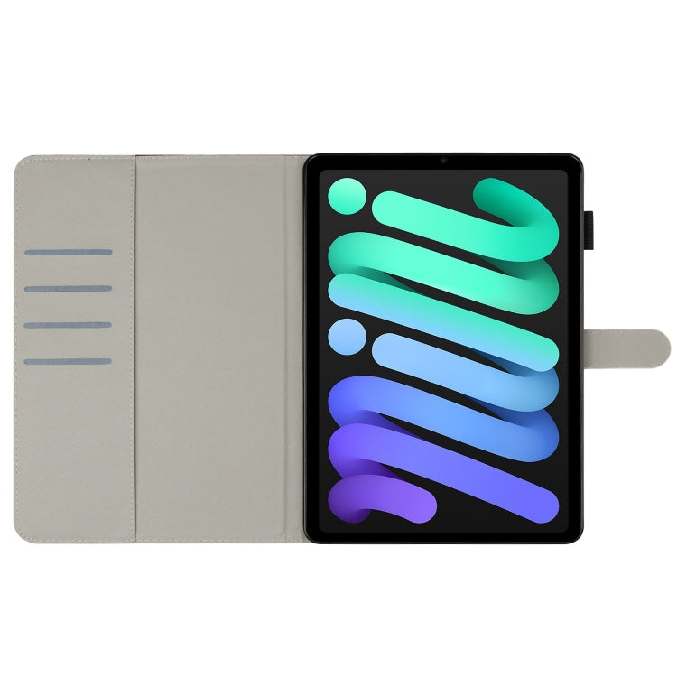Capa Inteligente para Tablet em Pele Pintada, Para iPad mini 6 / mini 2024, Para iPad Pro 11 2022 / 2021 / 2020, Para iPad 10ª Geração 10.9 2022, Para iPad 10.2 2021 / 2020, Para iPad mini 5 / 4 / 3 / 2 / 1, Para iPad Air / Air 2 / 9.7 2017 / 2018